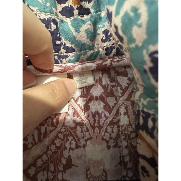 Julia Amory Hazel Wrap Jacket Rose Kilm Patchwork Womens M - Picture 14 of 15